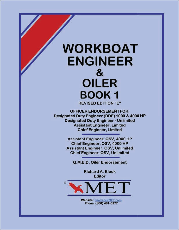 EBook: Workboat Engineer & Oiler-Book 1 (DIGITAL FILE)