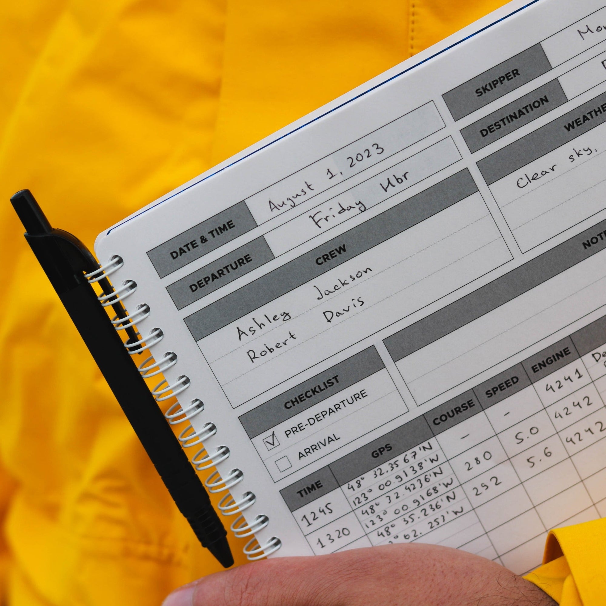 All-Weather Sailing Logbook