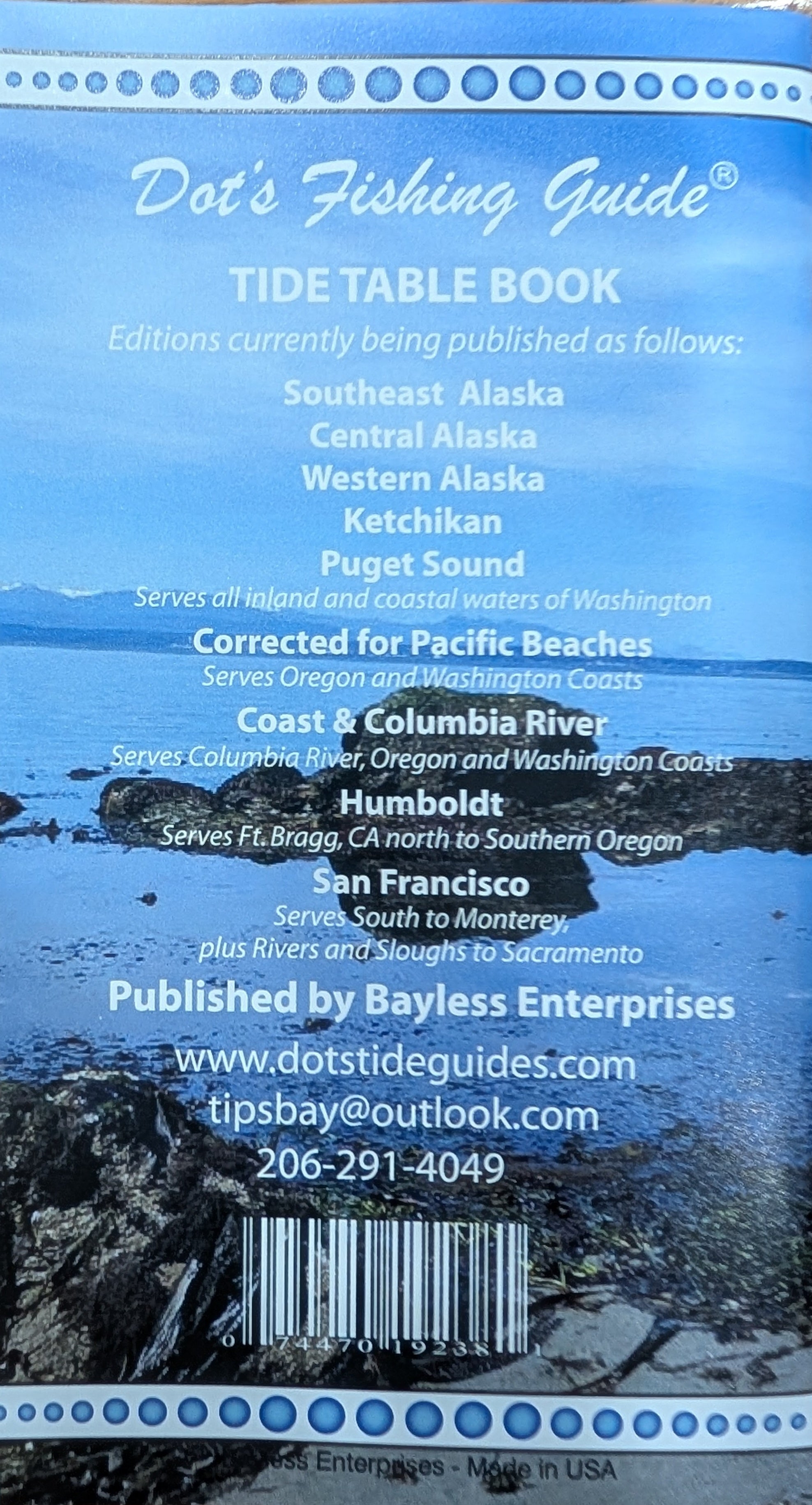 2026 Tide Tables & Dot's Fishing Guide-Southeast Alaska
