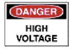 Danger High Voltage