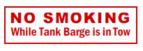 S-180 No Smoking While Barge In Tow