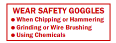 S-183 Wear Safety Goggles When...
