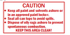Caution Keep all paint & solve