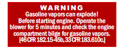 S-198 WARNING-Gasoline Vapor Explode