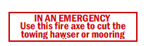 S-205 In An Emergency-Use This Ax