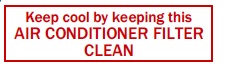 Keep Cool By Keep A/C Filter