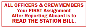 S-207 Officers & Crew/Read Sta. Bill
