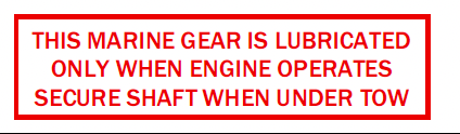 S-215 This Marine Gear Is Lubricated