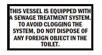 S-248 This Vessel Is Equip Sewage