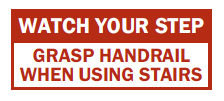 S-272 WATCH YOUR STEP Using Stairs