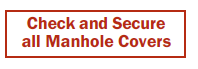 S-279 Check & Secure All Manhole