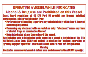 S-295 Operating A Vessel Intoxicated