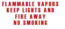 S-301 Flammable Vapors Keep