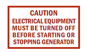 S-37 Caution-Elec Equip Must Be Off