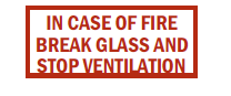 S-74 In Case Of Fire Break Glass