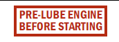 S-79 Pre-Lube Eng. Before Starting