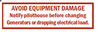 S-92 Avoid Equipment Damage, Notify Pilothouse