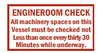 Engineroom Check-All Machinery