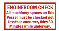 S-94 Engineroom Check-All Machinery