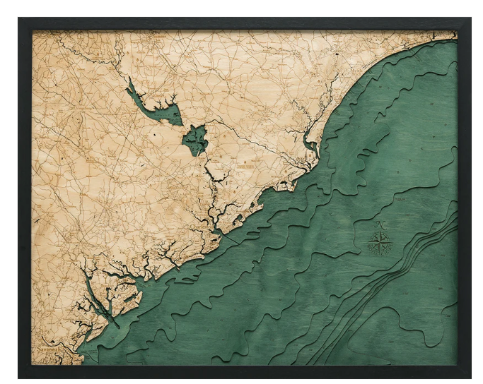 WoodChart of South Carolina Coast