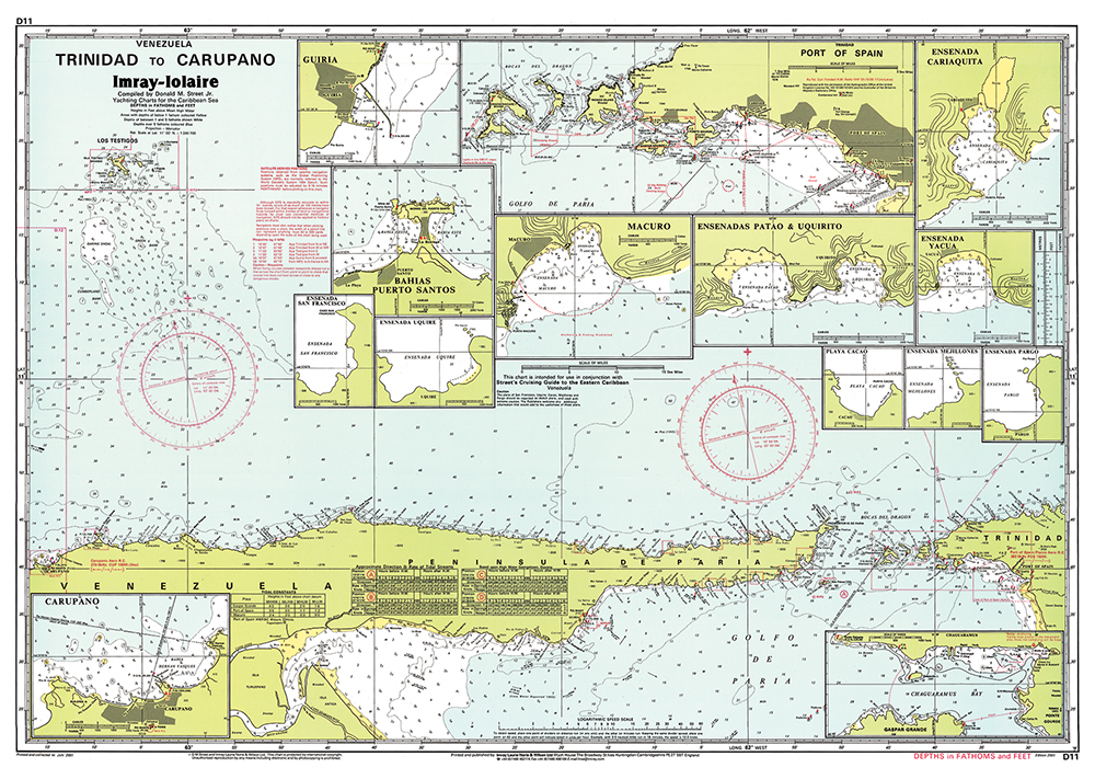 Imray Chart D11: Trinidad to Carupano