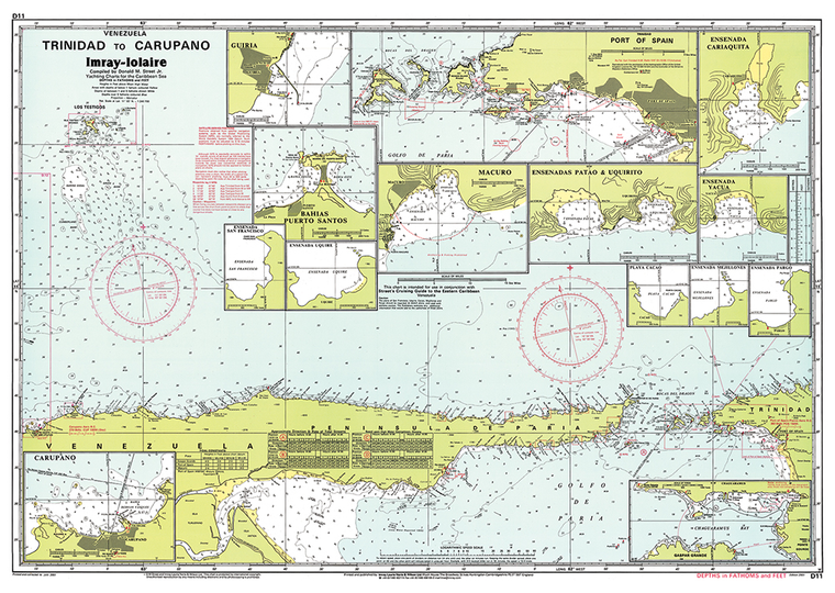 Imray Chart D11: Trinidad to Carupano