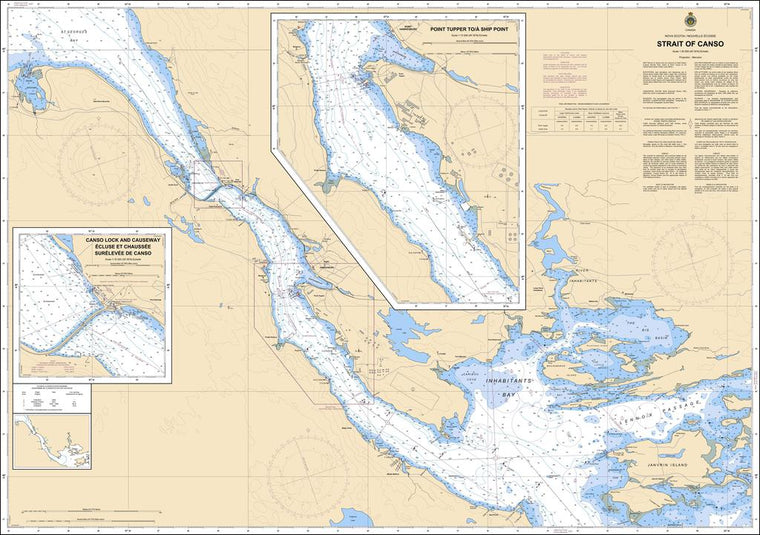 CHS Chart 4302: Strait of Canso