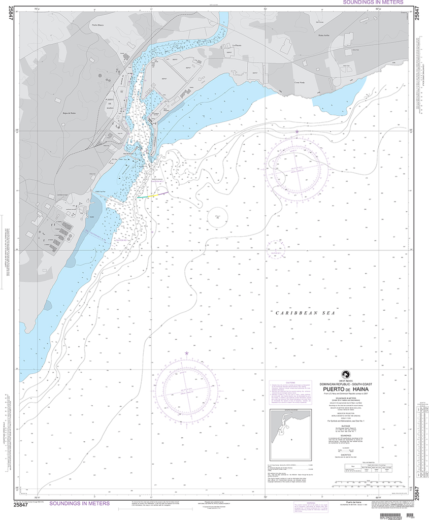 NGA Chart 25847: Puerto de Haina