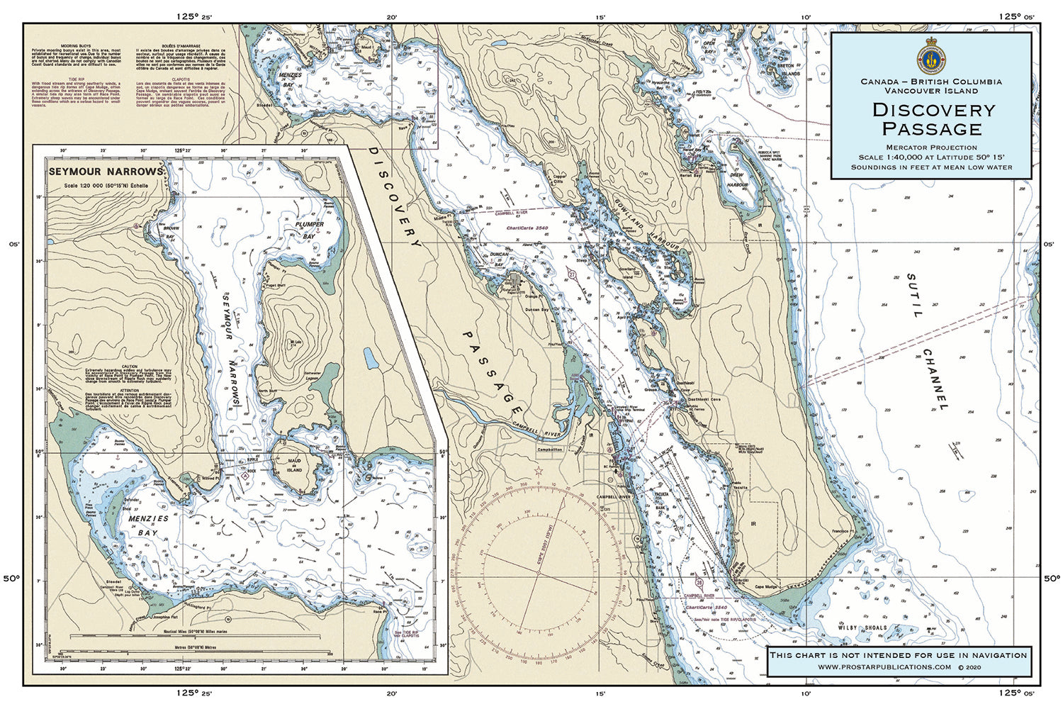 Nautical Placemat: Discovery Passages