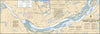 CHS Chart 6421: Hardie Island to/à Fort Good Hope Kilometre 1040 / Kilometre 1100
