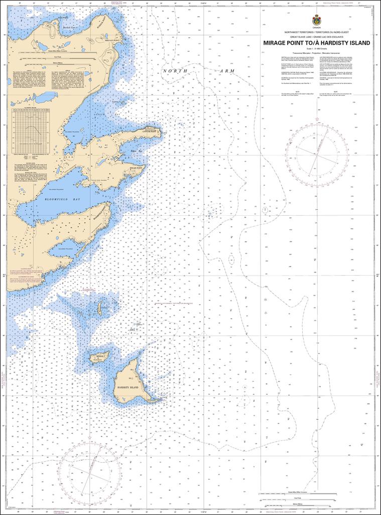 CHS Chart 6355: Mirage Point to/à Hardisty Island