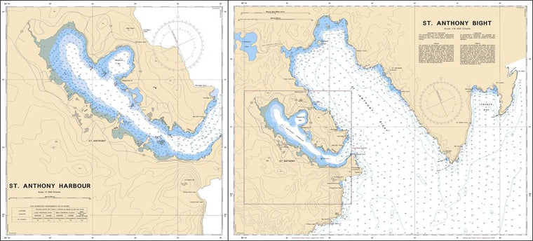 CHS Chart 4514: St. Anthony Bight and Harbour