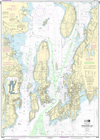 NOAA Chart 13223: Narragansett Bay, Including Newport Harbor