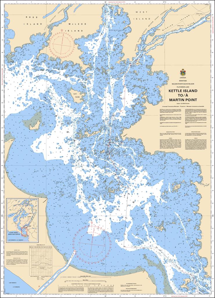 CHS Chart 6259: Kettle Island to/à Martin Point