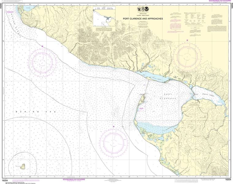 NOAA Chart 16204: Port Clarence and Approaches