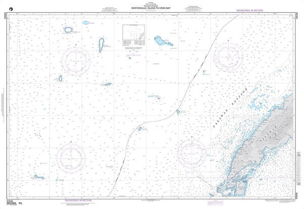 NGA Chart 93046: Mantangule Island to Eran Bay (Palawan Passage ...
