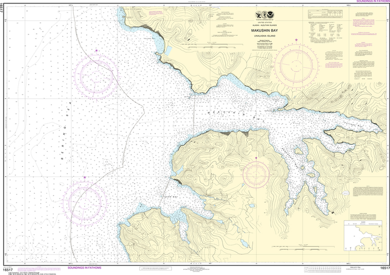 NOAA Chart 16517: Makushin Bay