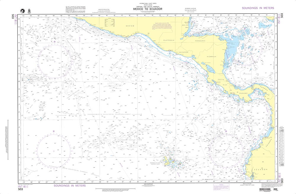NGA Chart 503: Mexico to Ecuador