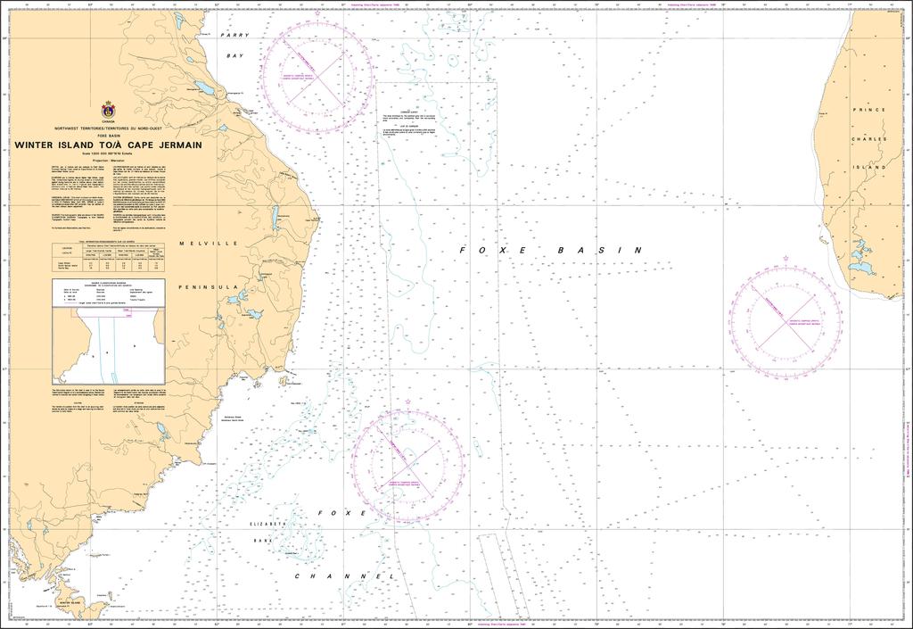 CHS Chart 7482: Winter Island to/à Cape Jermain