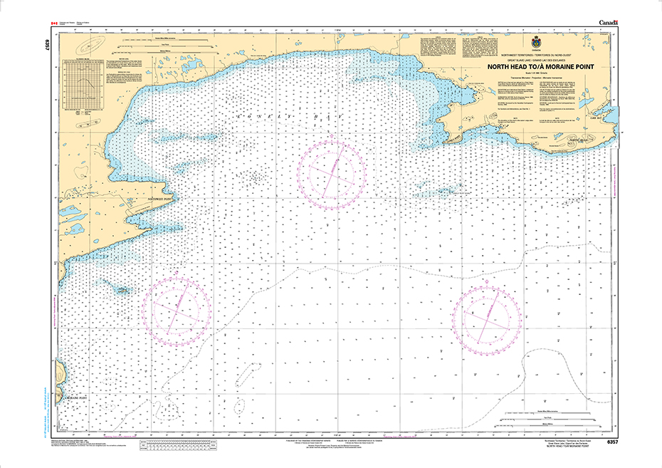 CHS Print-on-Demand Charts Canadian Waters-6357: North Head to/€ Moraine Point, CHS POD Chart-CHS6357