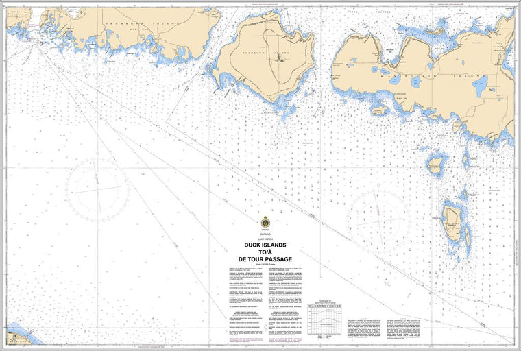 CHS Chart 2297: Duck Islands to\à DeTour Passage