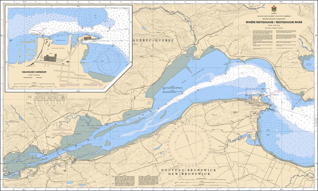 CHS Chart 4426: Rivière Ristigouche / Restigouche River