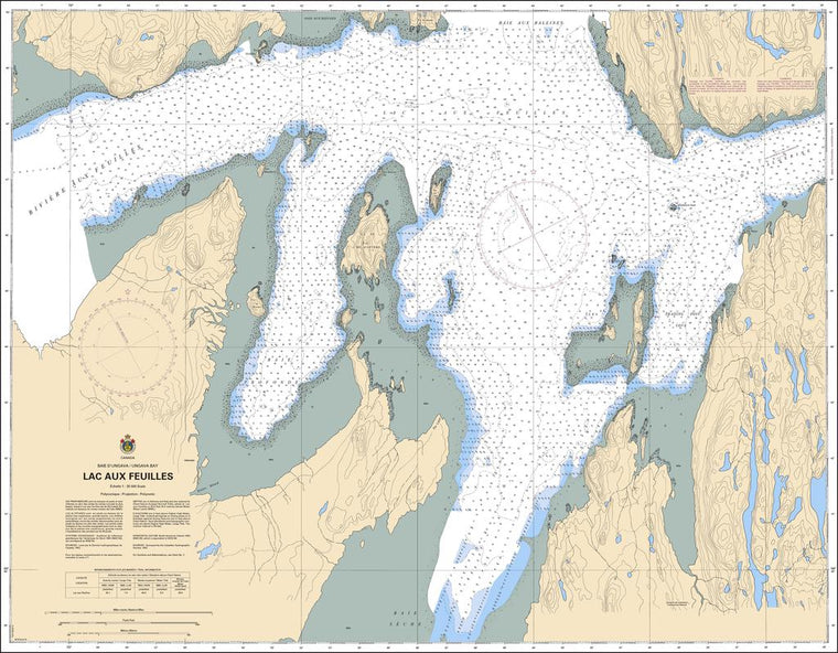 CHS Chart 5469: Lac aux Feuilles