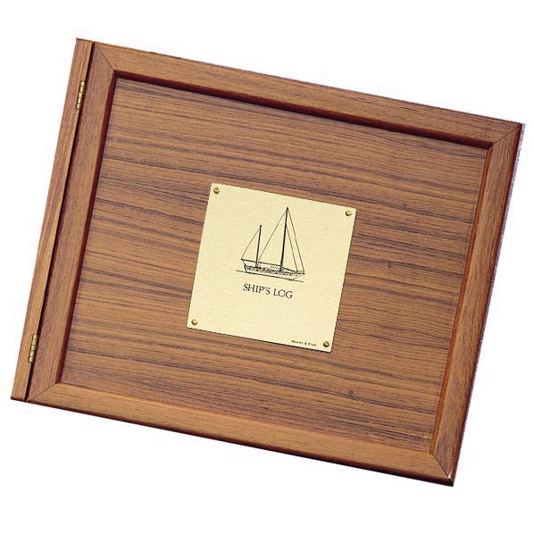 Teak Logbook Cover