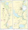 NOAA Print-on-Demand Charts US Waters-St. Johns River Lake Dexter to Lake Harney-11498