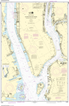 NOAA Print-on-Demand Charts US Waters-Hudson and East Rivers Governors Island to 67th Street-12335
