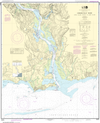NOAA Print-on-Demand Charts US Waters-Connecticut River Long lsland Sound to Deep River-12375