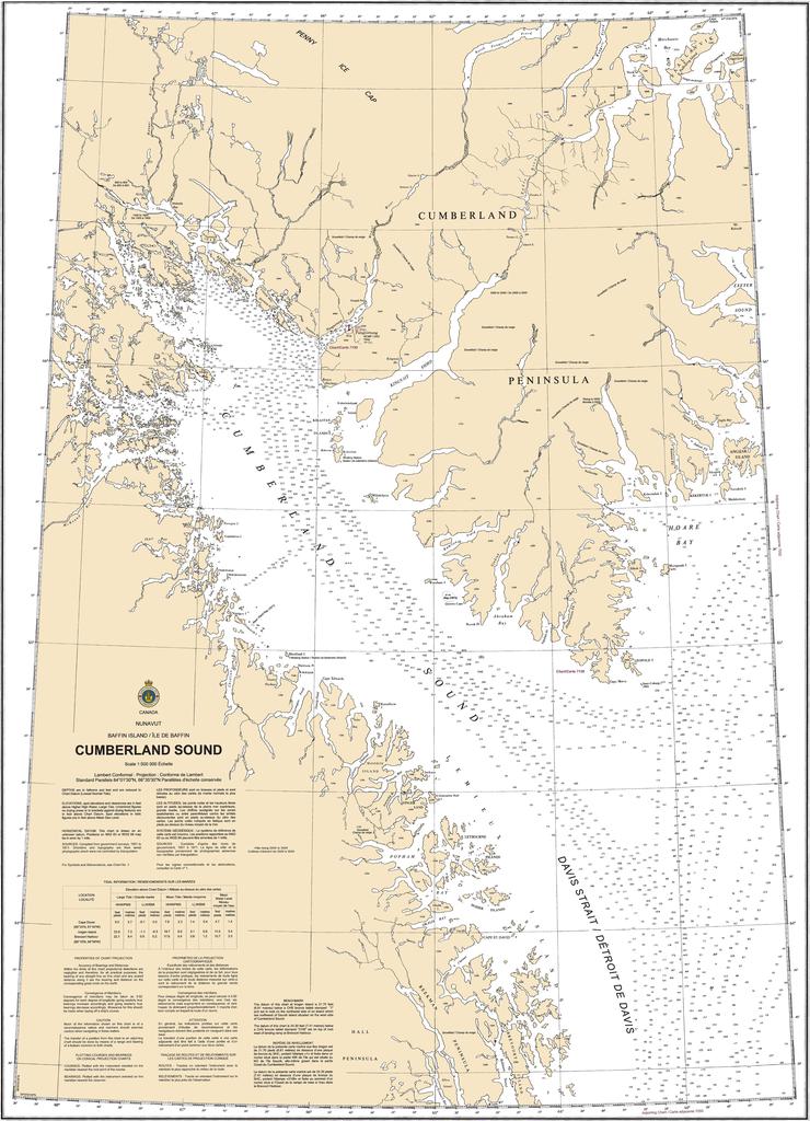 CHS Chart 7051: Cumberland Sound