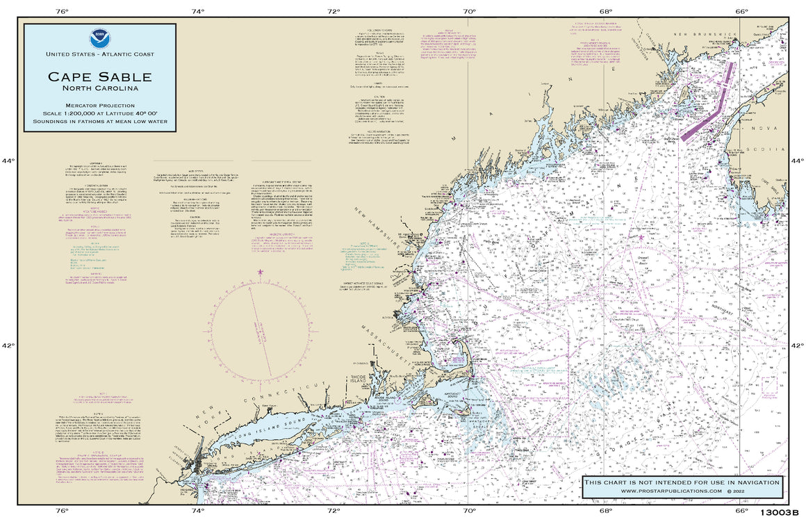 Nautical Placemat: Cape Sable (North Carolina)