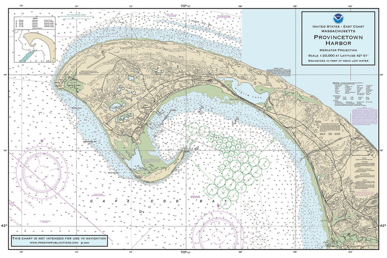 Nautical Placemat: Provincetown Harbor (MA)